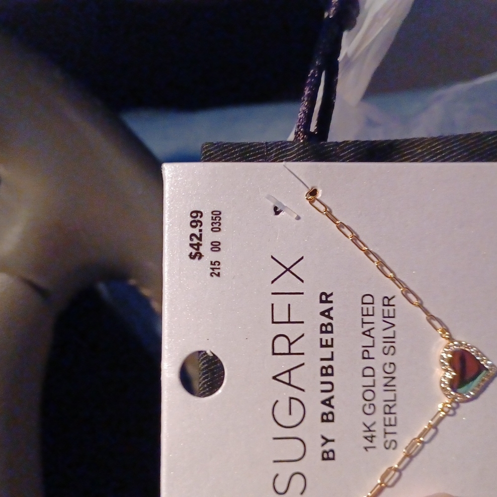 14kt over sterling silver necklace - Picture 5 of 5